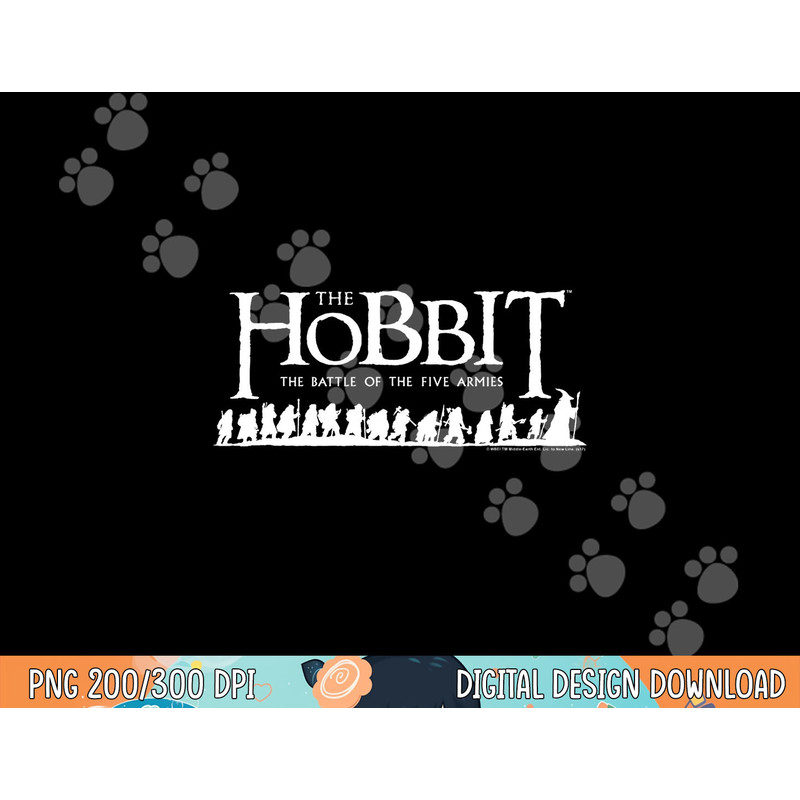 Hobbit Walking Logo T Shirt  png, sublimation .jpg