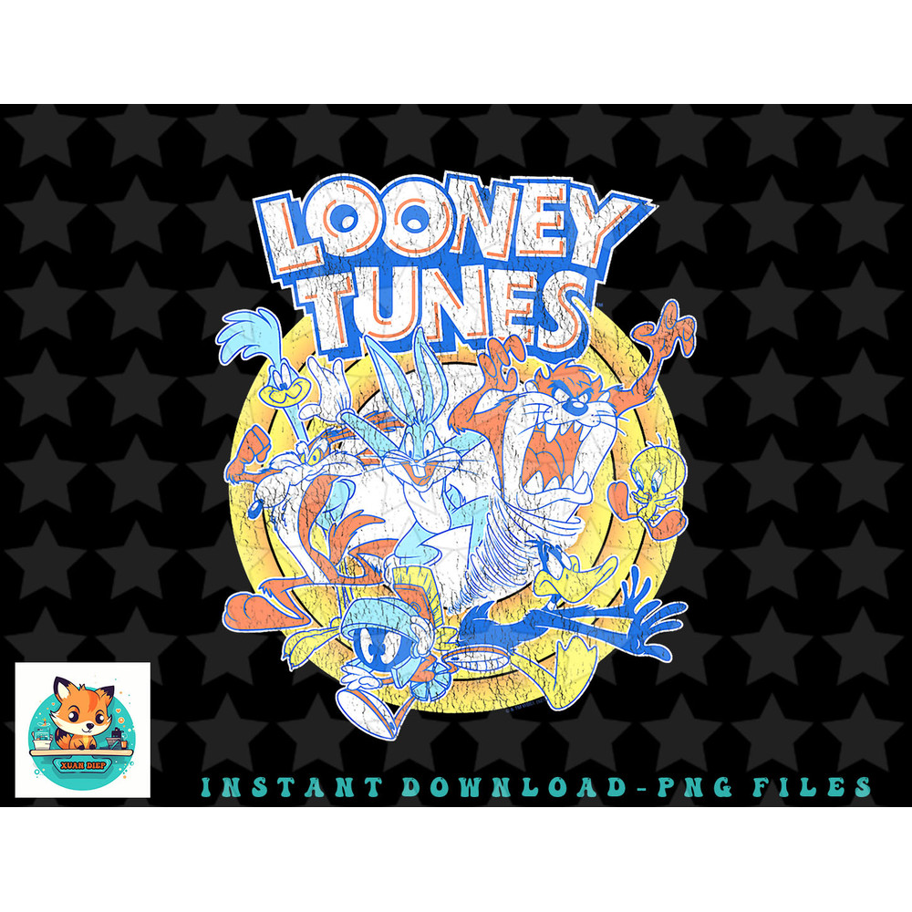 Looney Tunes Group Shot Escape The Logo Run png, sublimation, digital download.jpg