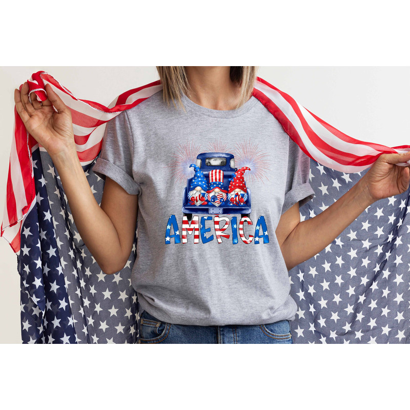 4th of July Gnome Shirt, 4th of July Shirt, Gnome Shirt, Patriotic Shirt, Independence Day Shirt, 4th of July Gift, Independence Day Gift - 1.jpg