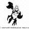 Disney The Little Mermaid Sebastian Simple Black Outline png, sublimation, digital download.jpg