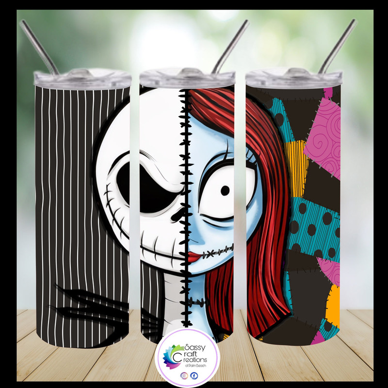 Nightmare Before Christmas Tumbler Jack & Sally Tumbler-christmas.jpg