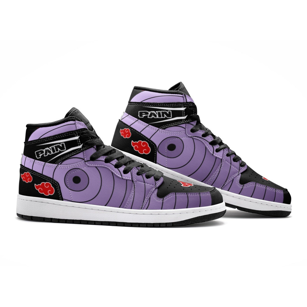 Pain Nagato Akatsuki Naruto JD1 Shoes, Pain Nagato Akatsuki Naruto Jordan 1 Shoes, Pain Nagato Akatsuki Naruto Shoes