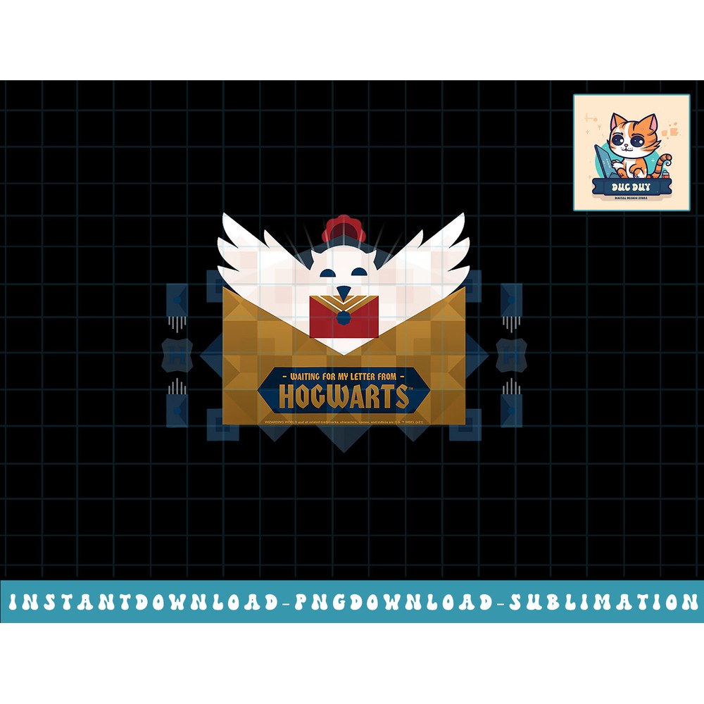 Harry Potter Waiting For My Letter from Hogwarts png, sublimate, digital download.jpg