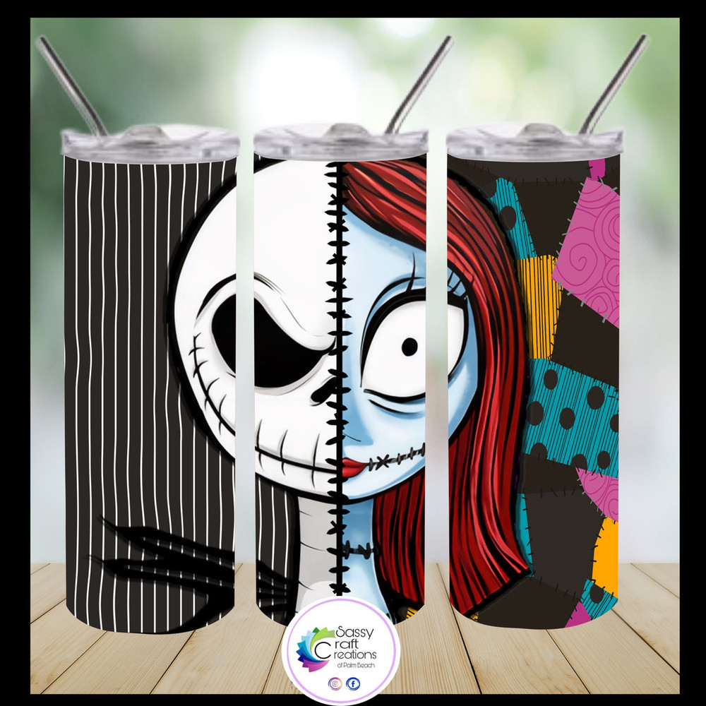 Nightmare Before Christmas Tumbler Jack & Sally Tumbler-christmas.jpg