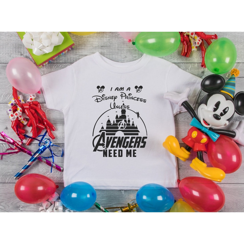 I'm a disney princess unless the AVENGERS needs me - unisex shirt Disney Avengers Avengers Mickey Marvel Comics Disney Marvel - 3.jpg
