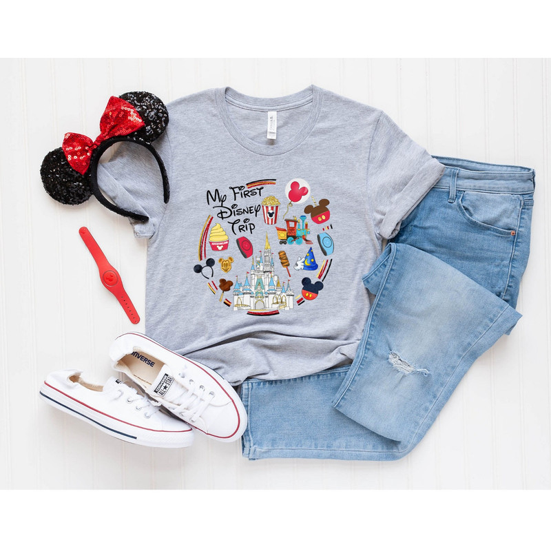 My first Disney Trip, Matching Disney Shirts ,Disney vacation ,Disney family shirts, Disney kids shirts ,Disney family matching shirts - 2.jpg
