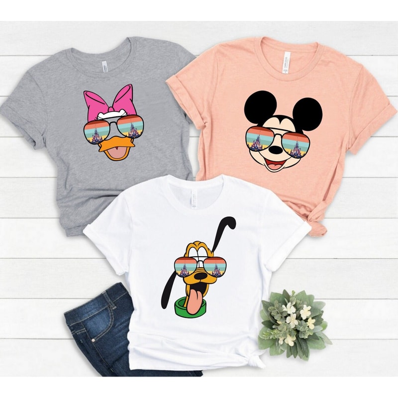 Personalized Disney Character T-shirt, Disney Custom Shirts, Disney Vacation Tee, Disney Trip Shirt, Mickey Minnie Shirt, Gift For Family - 3.jpg