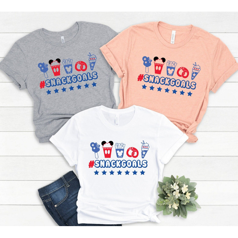 Snackgoals Shirts, Independence Day Family Matching Shirts, 4th Of July Shirt, Disney Shirt, Disney Matching Shirts - 1.jpg