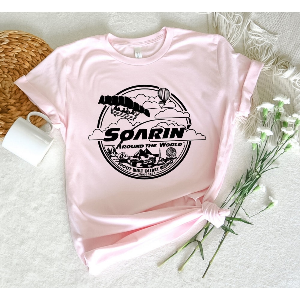 Soarin Around the World - Epcot- Disney World Shirt- Custom Design Colors Available- Long Sleeve, Tank Top, V-Neck and Sweat Shirt Available - 3.jpg