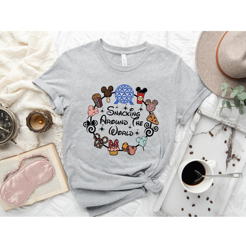 Snacking Around the World Shirt, Disney Snacks Shirt, Magic Kingdom Snacking Shirt, Disney Snacking Shirt, Epcot shirt, Disneyworld shir - 3.jpg
