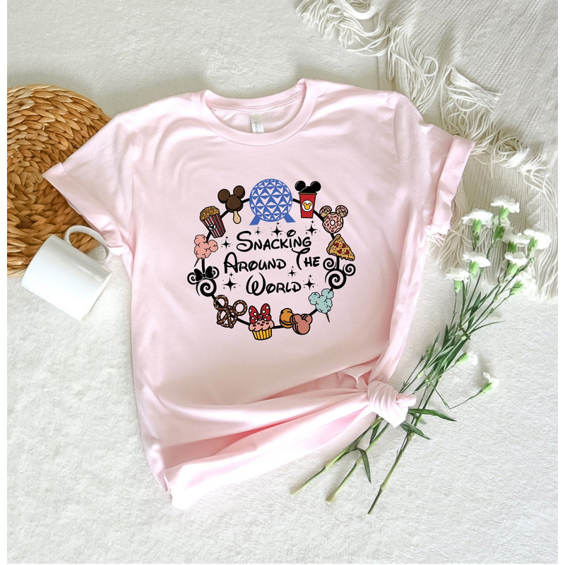 Snacking Around the World Shirt, Disney Snacks Shirt, Magic Kingdom Snacking Shirt, Disney Snacking Shirt, Epcot shirt, Disneyworld shir - 4.jpg