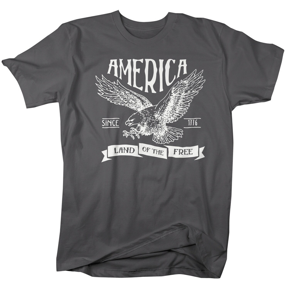 Men's Vintage America T-Shirt Vintage Patriotic Shirts 4th July T-Shirt Eagle Shirt Since 1776 Independence Day Shirts - 3.jpg