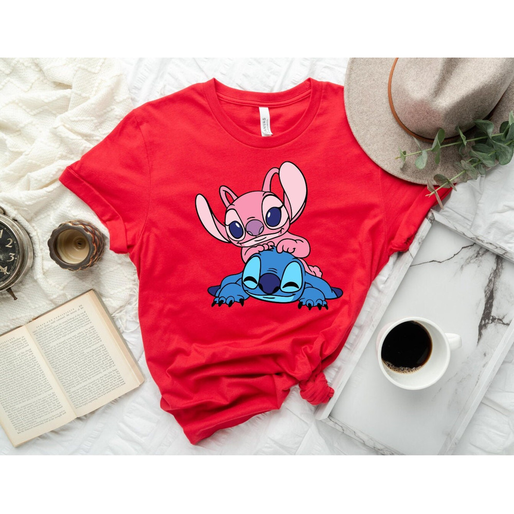 Stitch Disney Shirt, Stitch and Angel Shirt, Disneyland Shirt, Stitch Couple Shirt, Disney Trip Shirt, Disney Vacation Shirt, Disney Shirt - 3.jpg