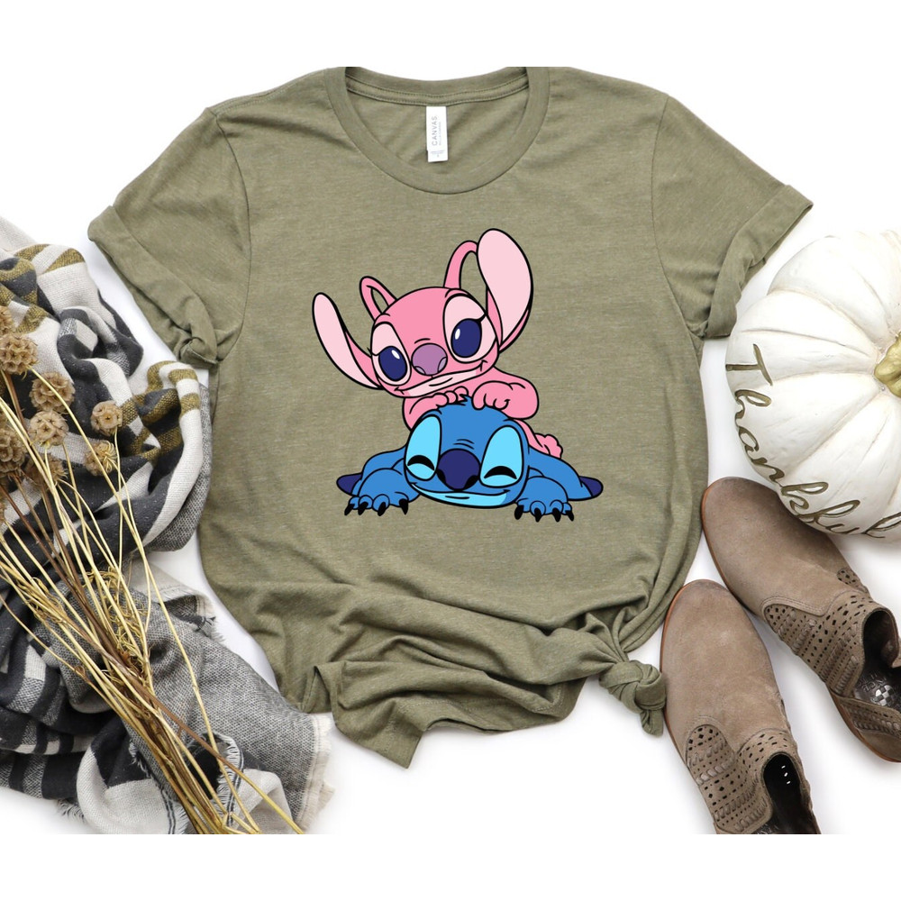 Stitch Disney Shirt, Stitch and Angel Shirt, Disneyland Shirt, Stitch Couple Shirt, Disney Trip Shirt, Disney Vacation Shirt, Disney Shirt - 4.jpg