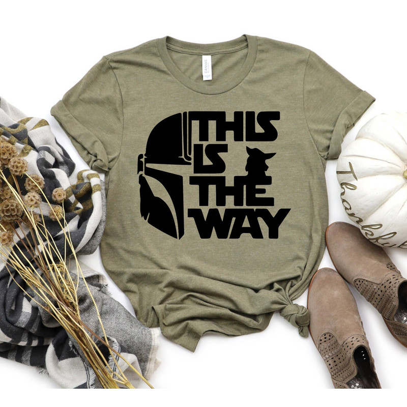 This Is The Way Shirt, Star Wars Disney Shirt, Baby Yoda Shirt, Mandalorian Shirt, Disney Vacation Shirt, Disney Family Trip, Star Wars - 2.jpg