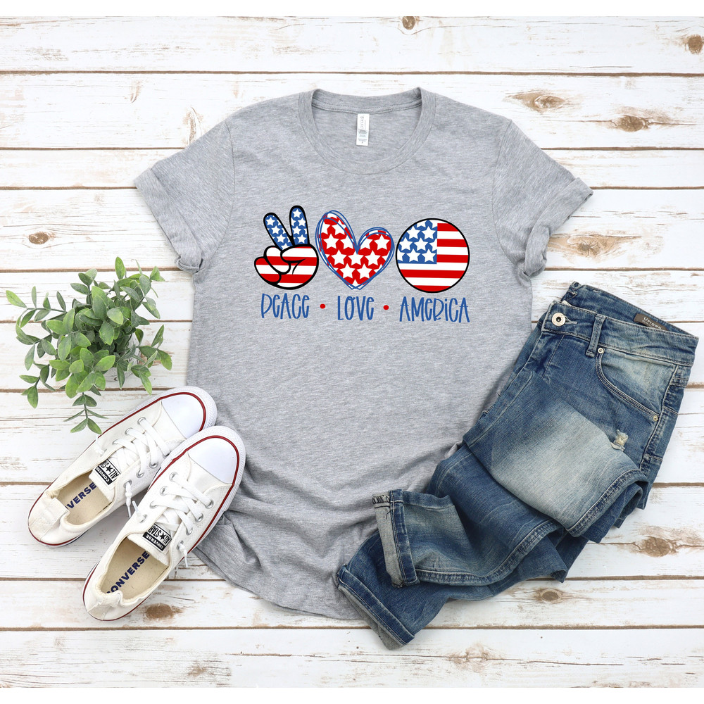 Peace love America Shirt,Freedom Shirt,Fourth Of July Shirt,Patriotic Shirt,Independence Day Shirts,Patriotic Family Shirts,Memorial Day - 1.jpg