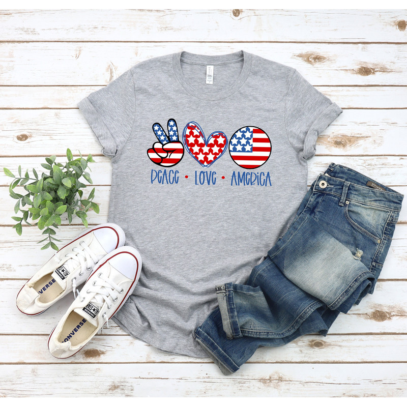 Peace love America Shirt,Freedom Shirt,Fourth Of July Shirt,Patriotic Shirt,Independence Day Shirts,Patriotic Family Shirts,Memorial Day - 1.jpg
