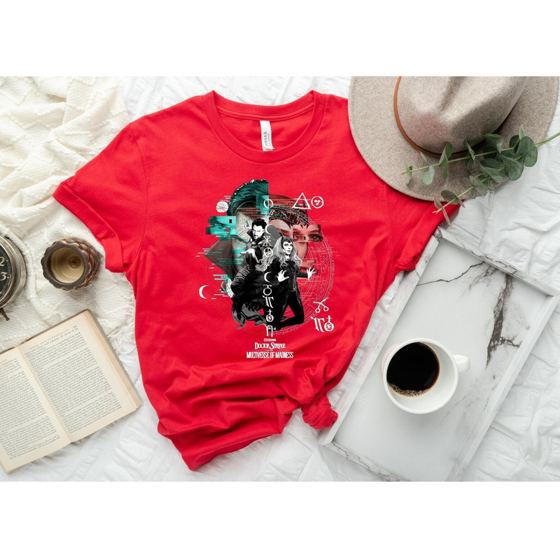 Wanda And Strange Shirt, Marvel Multiverse Madness, Wanda Maximoff, Maximoff 1989, Doctor Strange 2, Marvel Movie, Scarlet Witch - 1.jpg