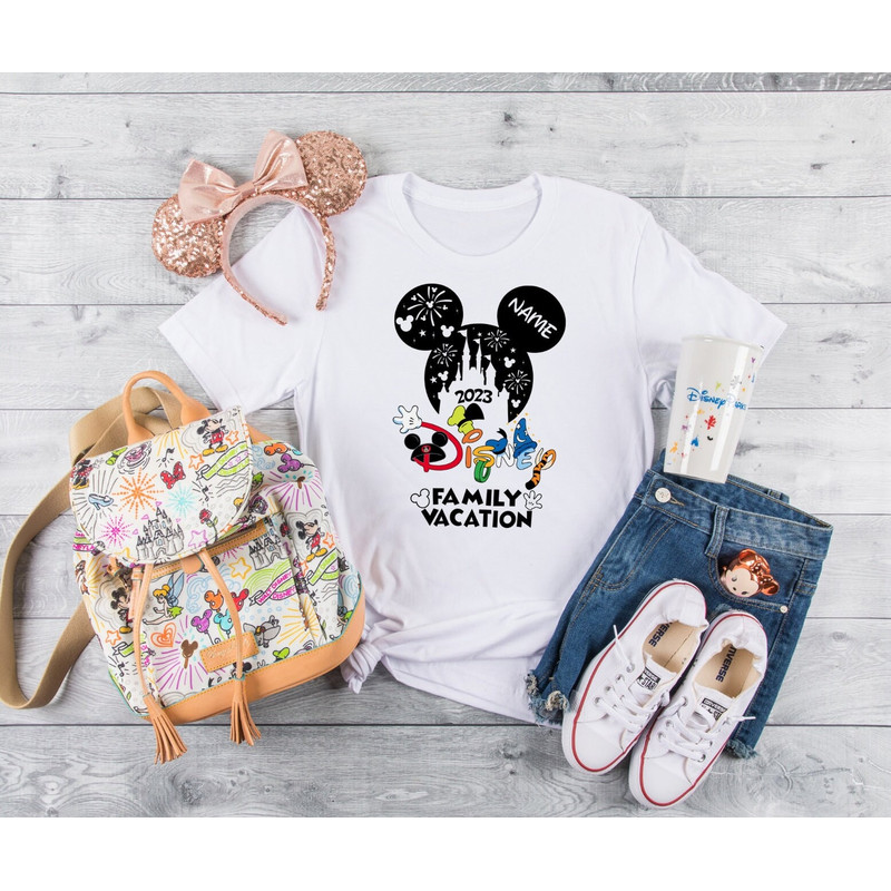 Walt Disney matching shirts,Disney trip 2022,Disney family shirts with custom names,Disney kids shirts,Disney family matching shirts - 5.jpg