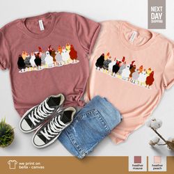 women chicken shirt, crazy chicken lady shirt, farm animal shirt for women, farm animal gift for her, chicken lover farm