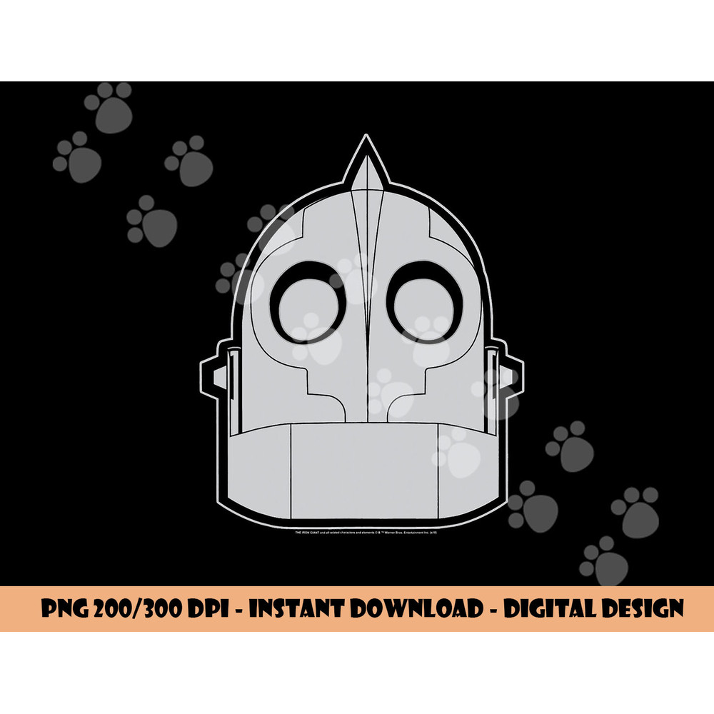Iron Giant Head T Shirt  png, sublimation .jpg