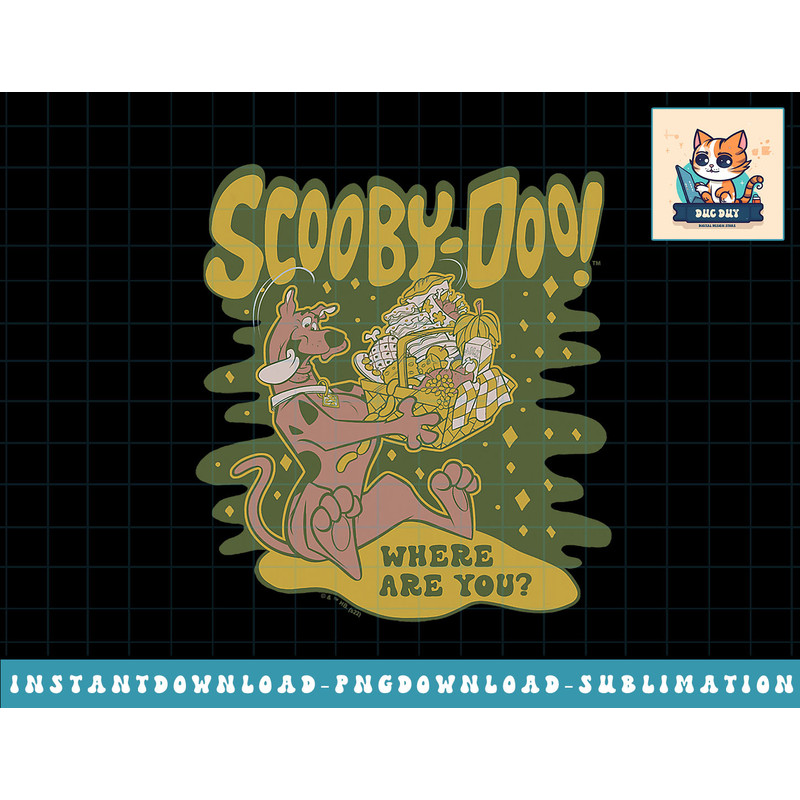 Scooby-Doo Where Are You Picnic Basket Hungry Poster png, sublimate, digital download.jpg