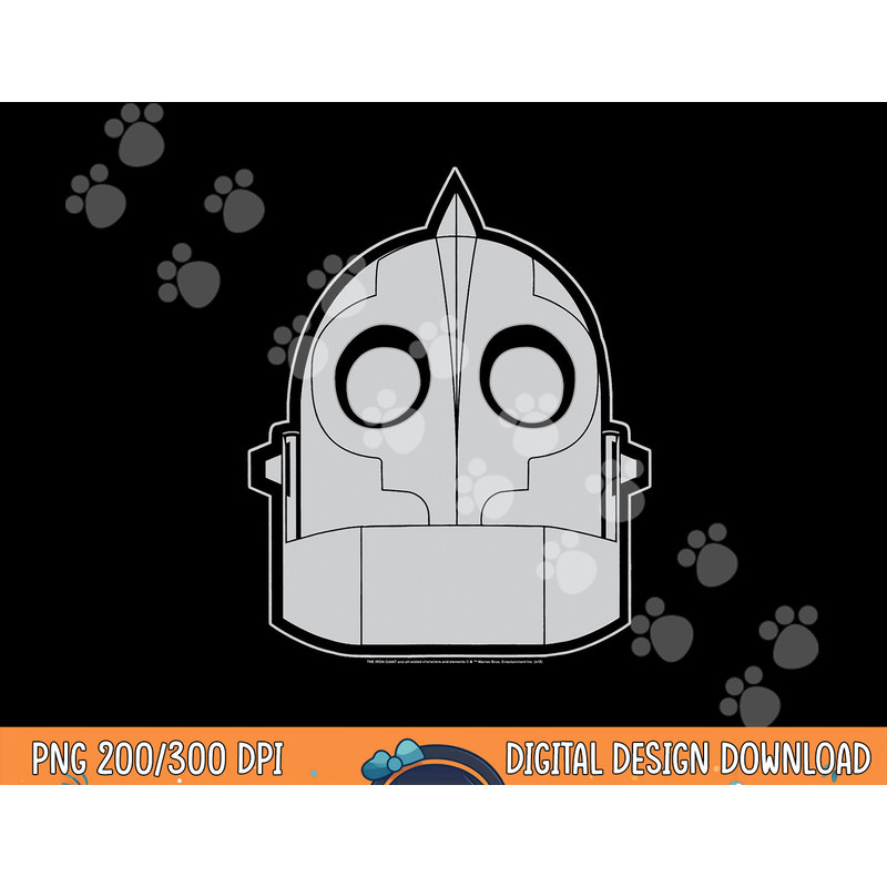 Iron Giant Head T Shirt  png, sublimation .jpg