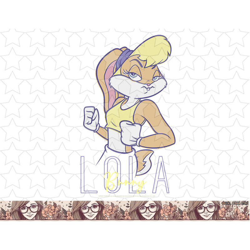 Looney Tunes Lola Bunny Portrait png, sublimation, digital download .jpg