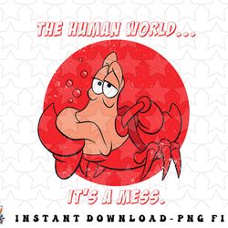 disney the little mermaid sebastian the human world png, sublimation, digital download