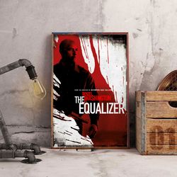 the equalizer wall art, the equalizer poster, movie poster, movie decoration, movie home decor