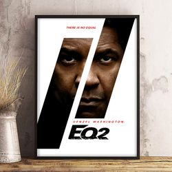 movie poster, the equalizer wall art, movie decoration, movie home decor, the equalizer poster