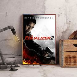 movie decoration, the equalizer poster, the equalizer wall art, movie poster, movie home decor