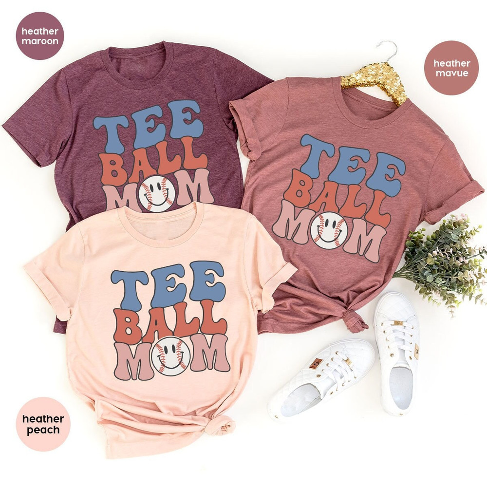 T Ball Mom Shirt, Mothers Day Gift, T Ball Gifts, Tee Ball Mom T-Shirt, Mom Gifts, Mother Gift, TBall Mom Vneck Shirts, T Ball Graphic Tees - 1.jpg