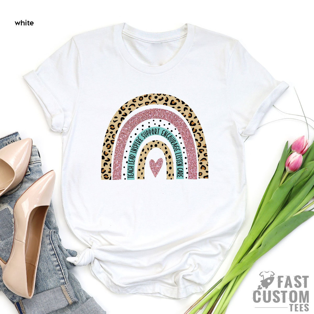 Teacher Shirt, Inspirational Shirt, Teach Love Inspire Shirt, Back to School Shirt, Gift for Teacher, Kindergarten Teacher, Motivational Tee - 3.jpg