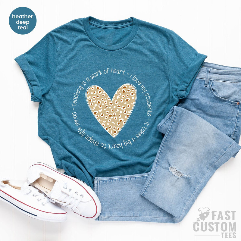 Teacher Shirt, Inspirational Shirt, Teach Love Inspire Shirt, Back to School Shirt, Gift for Teacher, Kindergarten Teacher, Motivational Tee - 4.jpg