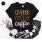 Teacher Shirts, Retro Coffee T-Shirt, Coffee Gifts, Coffee Vneck T Shirts, Teacher Gifts, Coffee Love Tees, Womens Clothing, Gift for Her - 6.jpg