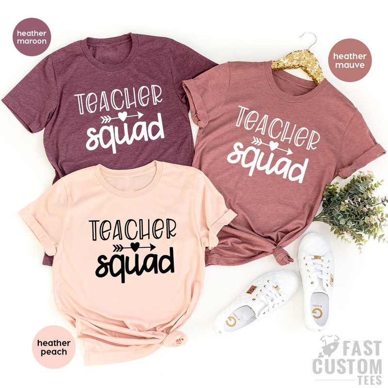 Teacher Squad Shirt, Home Schooling Tee, Teacher Team Shirt, Teacher TShirt, Computer Teacher Shirt, Teaching T Shirt, School Teacher Tee - 6.jpg