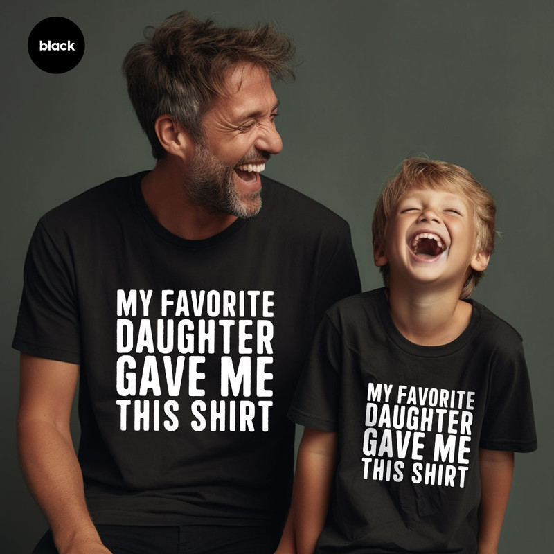 Trendy Fathers Day Gifts, Dad And Daughter Graphic Tees, Cute Daddys Girl Outfit, Gifts for Daddy, Groovy Papa Clothing, Gifts from Daughter - 1.jpg
