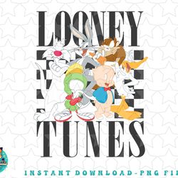 looney tunes group shot mashup png, sublimation, digital download