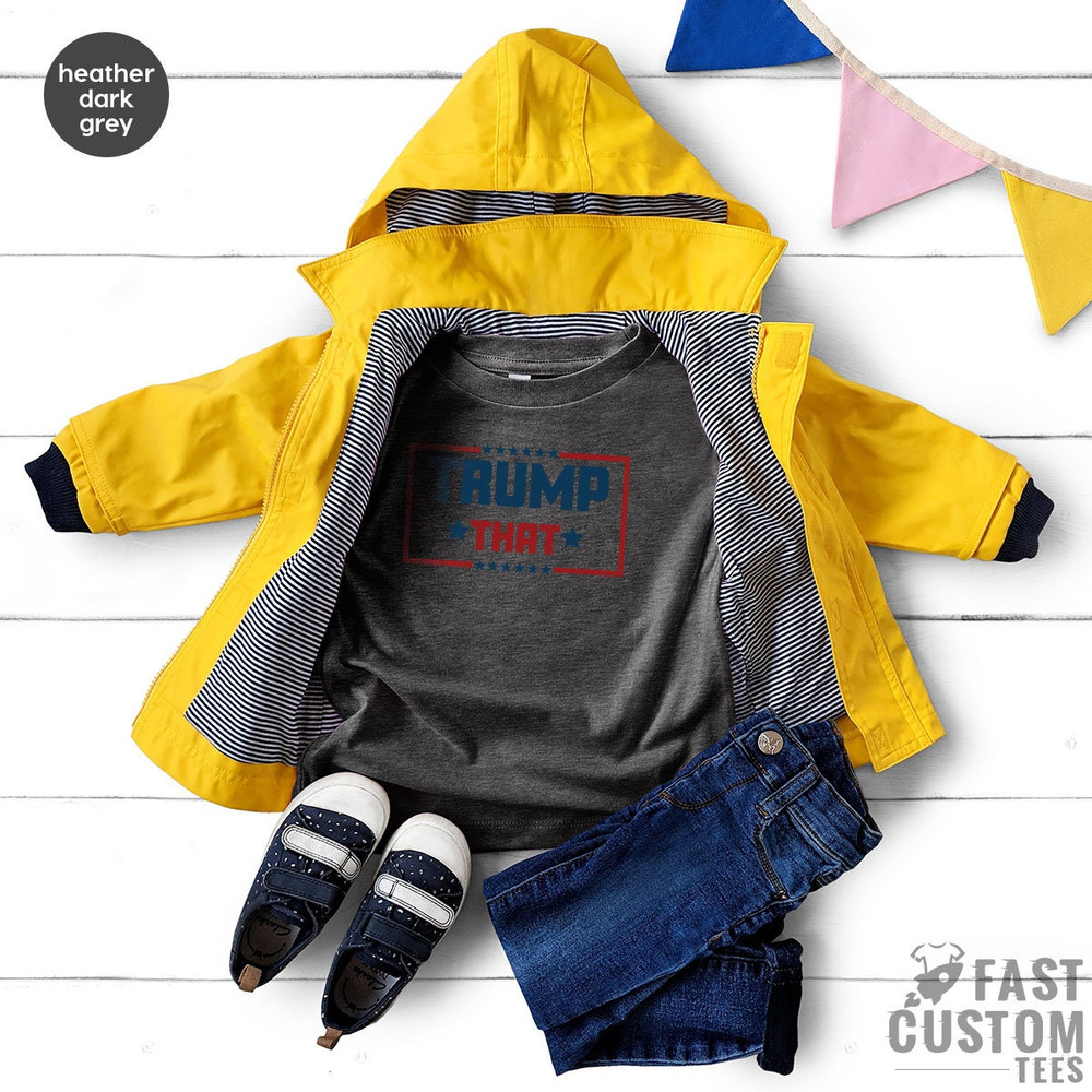 Trump 2024 Baby Kids Tee, Political Republican Bodysuit, Pro Trump Kids Baby Clothes, Pro Trump Political Donald Trump Toddler Shirt - 4.jpg