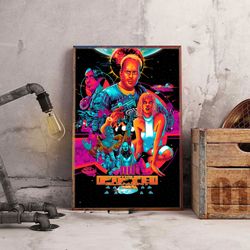movie poster, the fifth element poster, the fifth element wall art, movie home decor, movie decoration