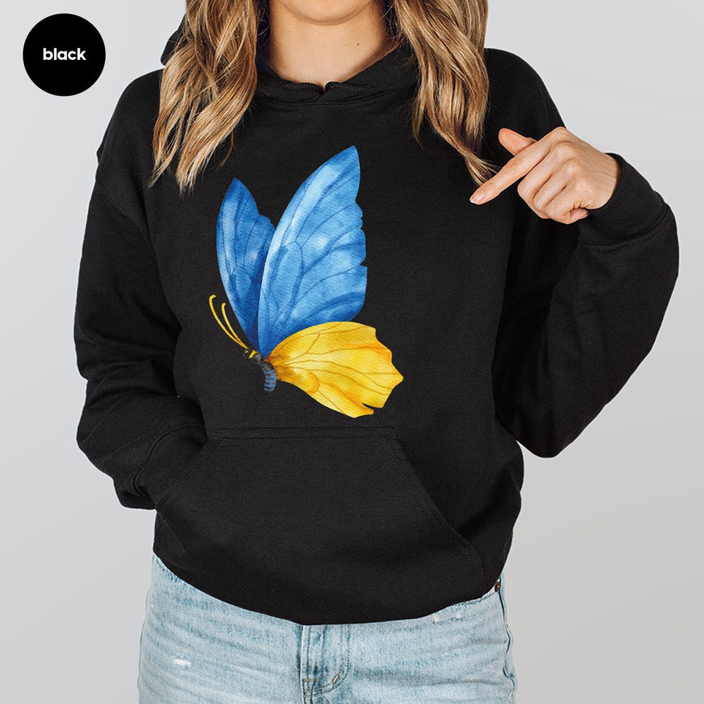 Ukraine Crewneck Sweatshirt, Support Ukraine Hoodies and Sweaters, Ukraine Flag Hooded, Ukrainian Gifts, Support Ukraine Long Sleeve TShirts - 7.jpg