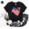 USA Flag Outfit, Patriotic Dad Gift, American Flag Vneck Shirt, Happy 4th Of July TShirt, Liberty Graphic Tees, Independence Day T-Shirt - 1.jpg
