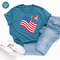 USA Flag Outfit, Patriotic Dad Gift, American Flag Vneck Shirt, Happy 4th Of July TShirt, Liberty Graphic Tees, Independence Day T-Shirt - 2.jpg