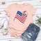 USA Flag Outfit, Patriotic Dad Gift, American Flag Vneck Shirt, Happy 4th Of July TShirt, Liberty Graphic Tees, Independence Day T-Shirt - 4.jpg