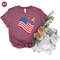 USA Flag Outfit, Patriotic Dad Gift, American Flag Vneck Shirt, Happy 4th Of July TShirt, Liberty Graphic Tees, Independence Day T-Shirt - 5.jpg
