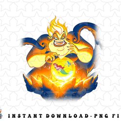 disney the little mermaid urselas bubble graphic png, sublimation, digital download png, sublimation, digital download