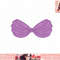 Mermaid Purple Seashell Bra Cartoon Graphic png, instant download.jpg
