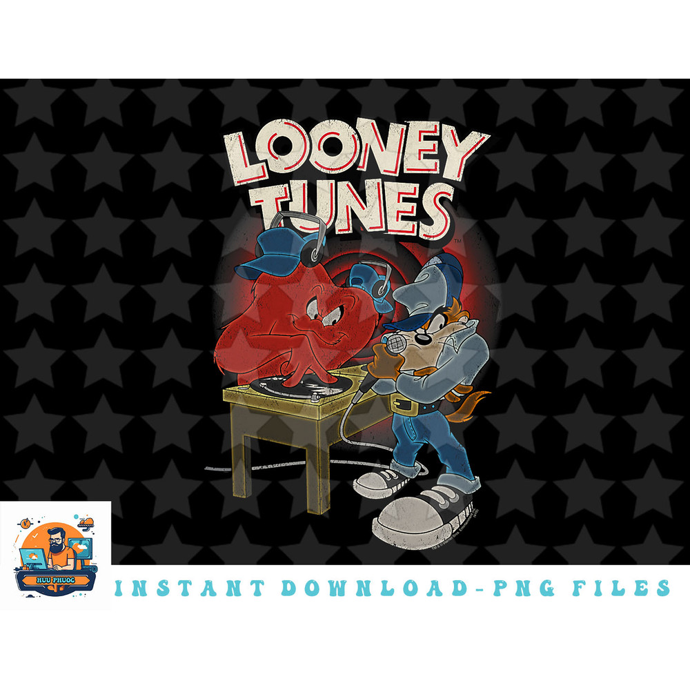 Looney Tunes DJ Looney Tunes png, sublimation, digital download.jpg