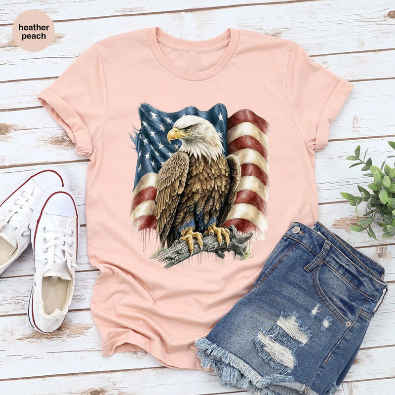 Veteran Shirt, Memorial Day Tshirt, Independence Day Outfit, Gift for Him, Grandpa Shirt, Dad Gift, 4th of July Shirt, Eagle Graphic Tees - 5.jpg